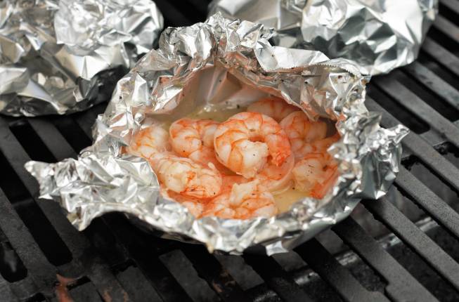 Herbed Shrimp Scampi in a Pouch Herbed Shrimp Scampi in a Pouch